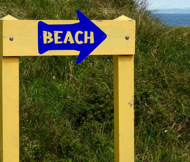 Beach Arrow Sign - Simply Royal Design